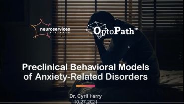 Preclinical Behavioral Models of Anxiety Related Disorders